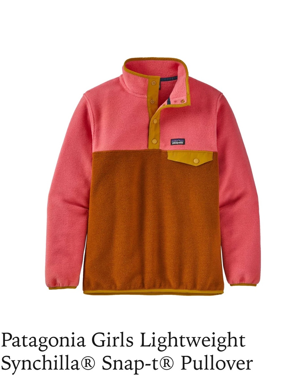 Patagonia Synchilla girls XL